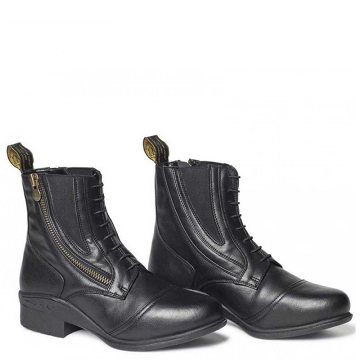 Sztyblety jeździeckie Veganza Side Zip Paddock Black w grupie Buty jeździeckie / Sztyblety jeździeckie przy Equinest (01082Sv_r)