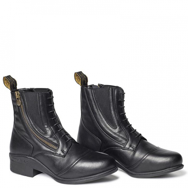 Sztyblety jeździeckie zimowe Veganza Winter Side Zip Paddock Black w grupie Buty jeździeckie / Sztyblety jeździeckie przy Equinest (01099BA_r)