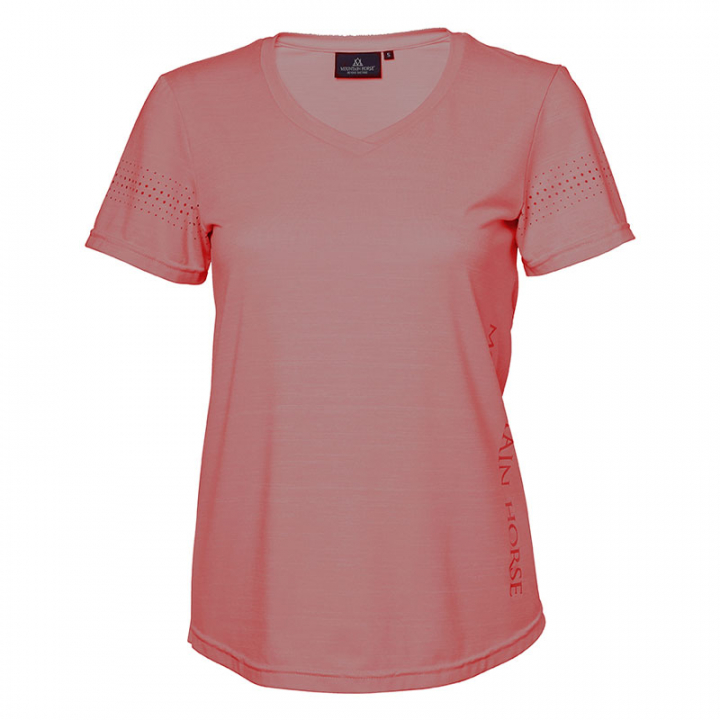 Koszulka Tyra Tech Top w Czerwonym w grupie Odzież jeździecka / Koszulki jeździeckie / T-shirty przy Equinest (04474Vn_r)