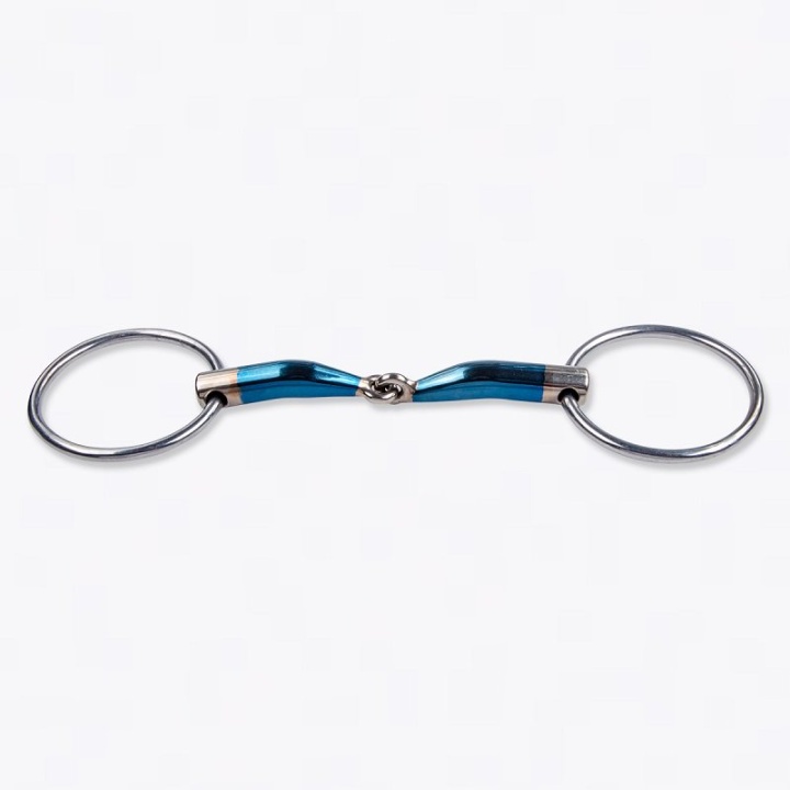 Słodka Żelazo Pojedynczo łamane Luzem Ring Snaffle w grupie Akcesoria dla koni / Wędzidła / Wędzidło zwykłe przy Equinest (05000069)
