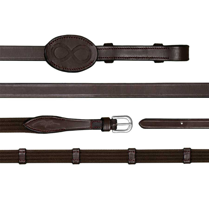 Smycze webbing 16mm LCC Brązowe w grupie Akcesoria dla koni / Wyczeski / Smycze siatkowe przy Equinest (0523CE26733002_B_r)