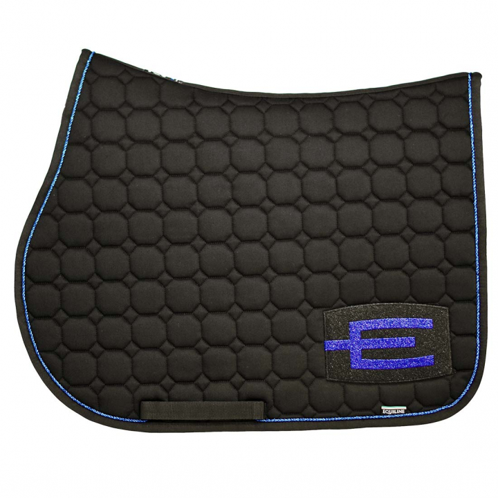 Czaprak E-logo Czarny Czarny/Niebieski w grupie Akcesoria dla koni / Czaprak / Czaprak z logo E przy Equinest (0720911Sv-SvBl_r)