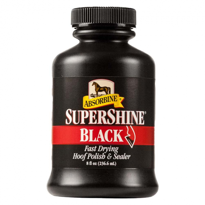 Lakier do kopyt Supershine 236 ml Czarny w grupie Pielęgnacja i zdrowie koni / Pielęgnacja kopyt przy Equinest (0809SV)