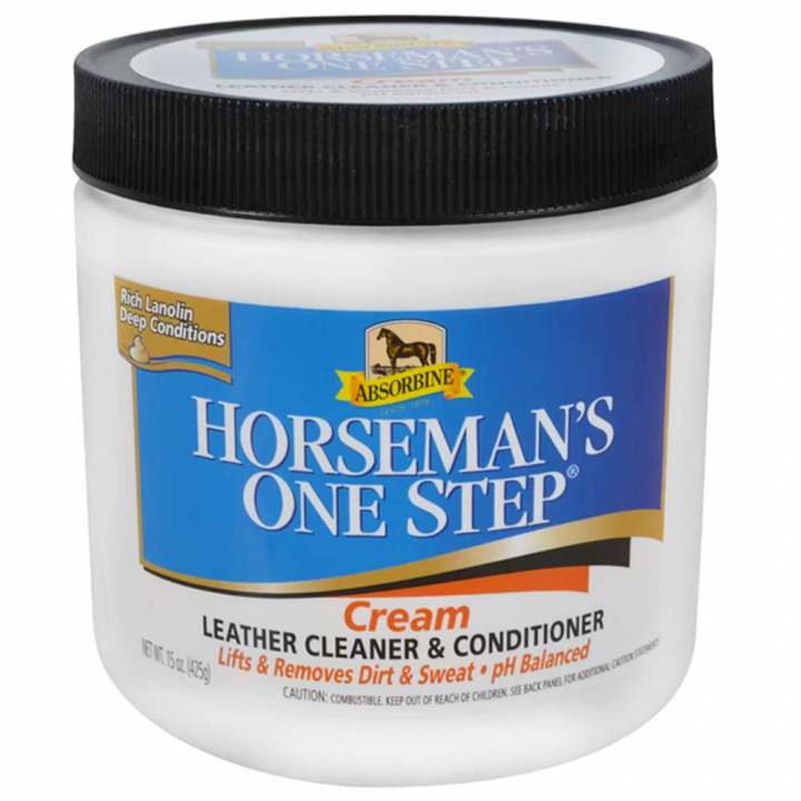 Krem skórzany Horsemans One Step 425g w grupie Pielęgnacja i zdrowie koni / Czyszczenie sprzętu i pielęgnacja skóry przy Equinest (0991)