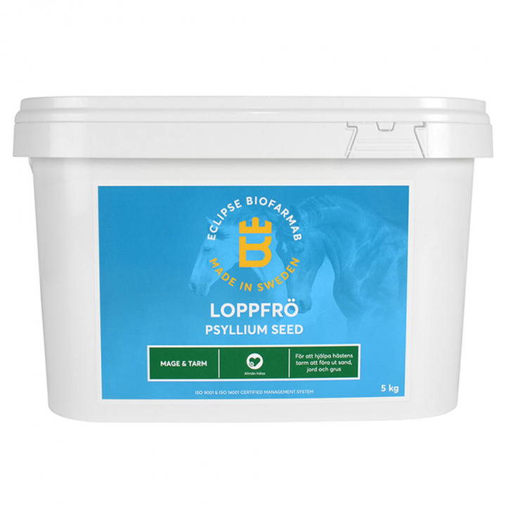 Nasiona psyllium 5kg w grupie Suplementy / Suplementy dla koni / Układ pokarmowy i trawienie przy Equinest (0998)