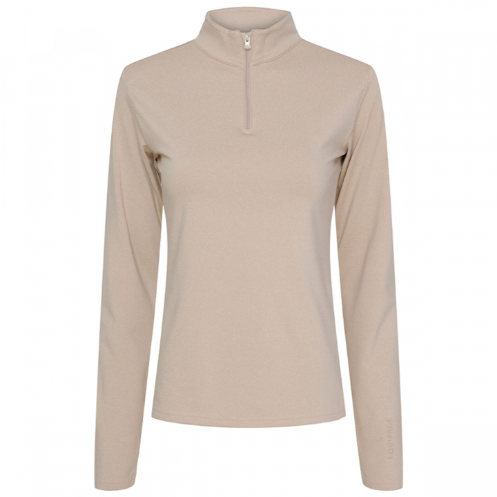 Koszulka Funkcjonalna Kolyma 1/4 Zip Naturalna w grupie Odzież jeździecka / Swetry i Bluzy przy Equinest (100131059BE)