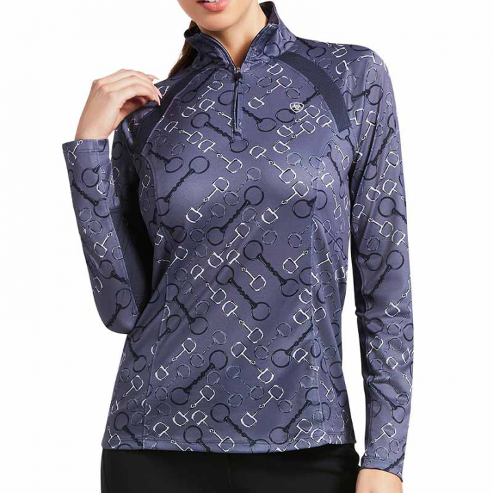 Sweter Sunstopper 2.0 1/4 Zip Szary w grupie Odzież jeździecka / Swetry i Bluzy przy Equinest (10039357Gr_r)