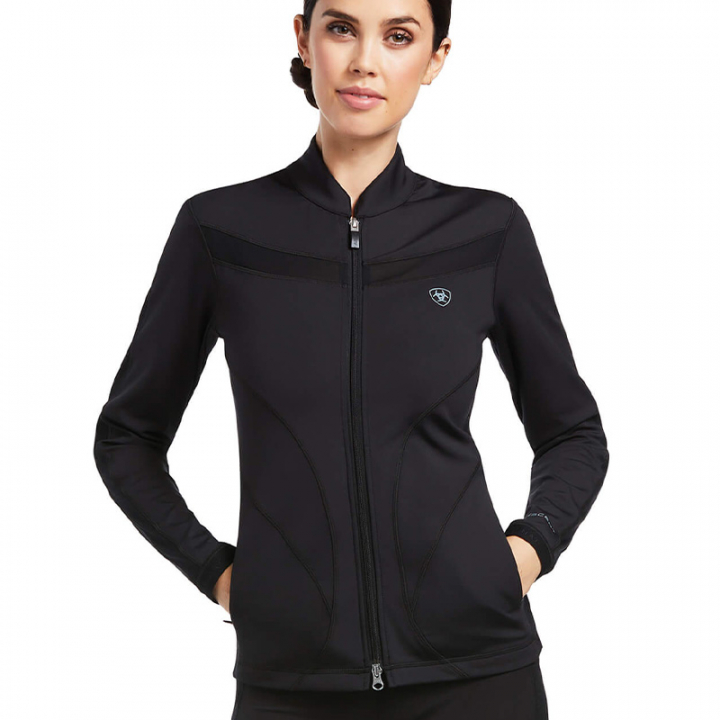 Sweter Ascent Full Zip Czarny w grupie Odzież jeździecka / Swetry i Bluzy przy Equinest (10039435Sv_r)