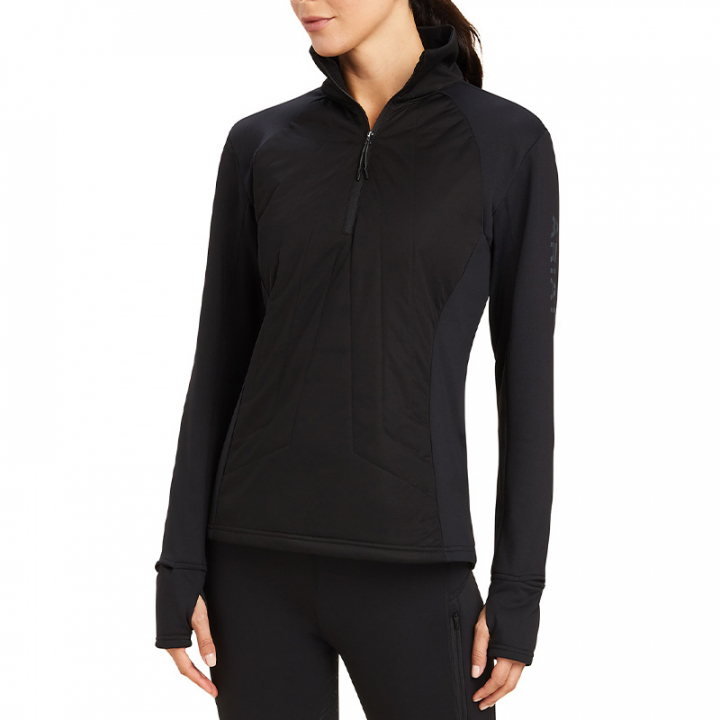 Sweter Venture 1/2-Zip Czarny w grupie Odzież jeździecka / Swetry i Bluzy przy Equinest (10041395Sv_r)