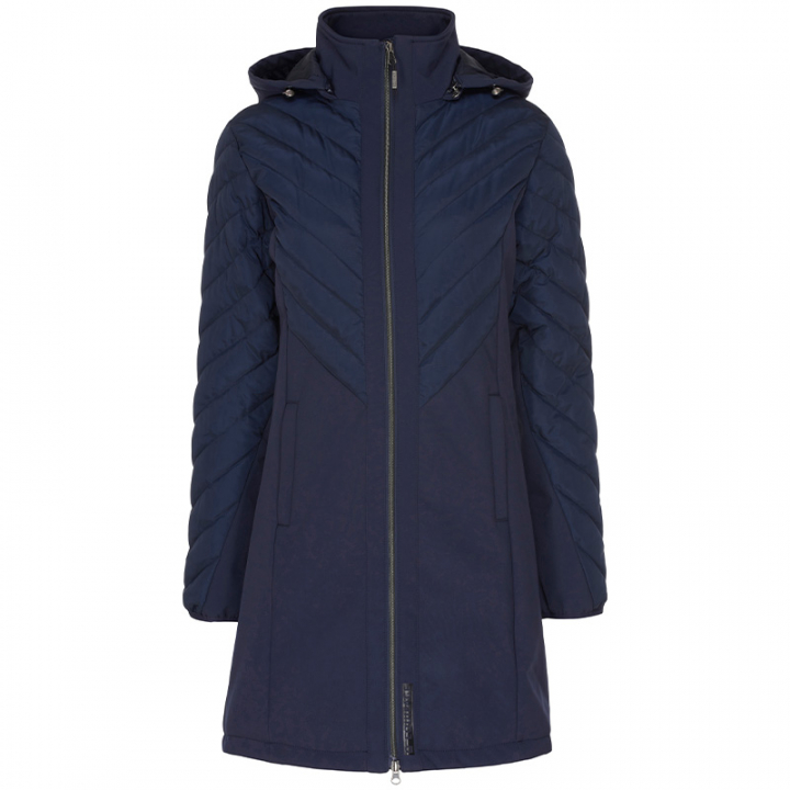 Parka jeździecka Jr Gaia Navy w grupie Odzież jeździecka / Płaszcze i kurtki / Płaszcze jeździeckie przy Equinest (100811514NA)