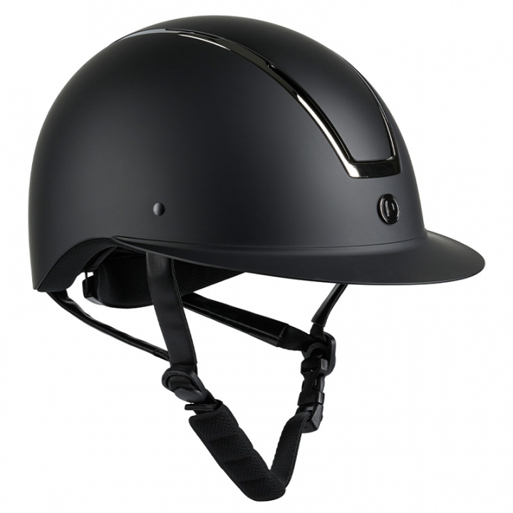 Kask jeździeckie z szerokim rondem Kaia Czarny w grupie Sprzęt jeździecki / Kaski jeździeckie / Standardowe kaski z daszkiem przy Equinest (103022001BA)