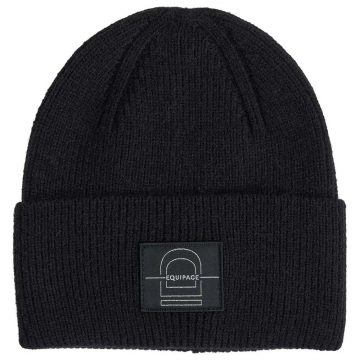 Czapka beanie Lilith Czarna w grupie Odzież jeździecka / Kapelusze i czapki / Czapki przy Equinest (103290001BA)