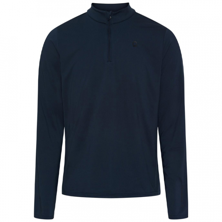 Koszulka Performance Mężczyźni Steve 1/4 Zip Granatowa w grupie Odzież jeździecka / Swetry i Bluzy przy Equinest (104632014NA)