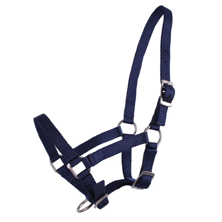 Kantar dla źrebięcia Adjustable Granatowy w grupie Akcesoria dla koni / Nagliniki / Kantary dla źrebiąt przy Equinest (1047DBV1nan_r)
