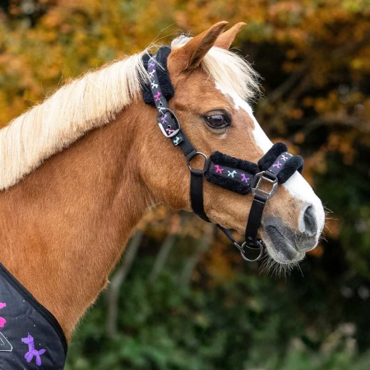 Kantar z uwiązem Isalyn Unicorn Czarny w grupie Sprzęt dla konia / Kantary przy Equinest (1226UNDR1BA_r)