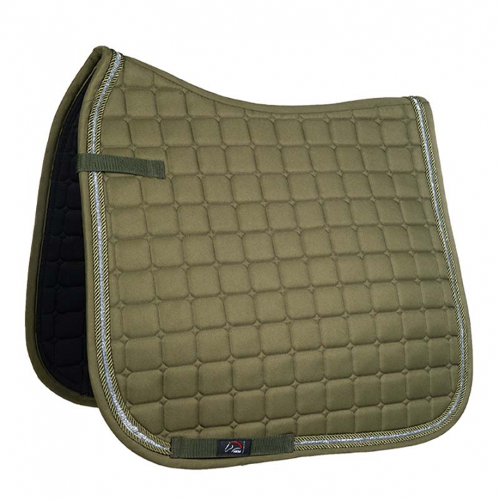 Czaprak ujeżdżeniowy Hayley Olive Green w grupie Akcesoria dla koni / Czaprak / Czaprak ujeżdżeniowy przy Equinest (12273DrGn_r)
