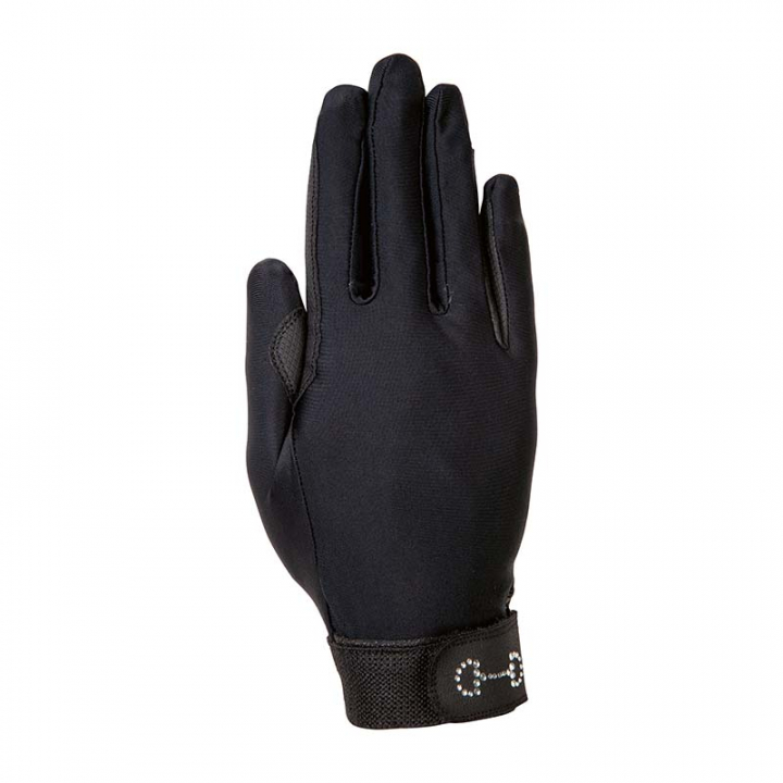 Rękawice Jeździeckie Monaco Style Black w grupie Odzież jeździecka / Rękawiczki jeździeckie przy Equinest (13236Sv_r)