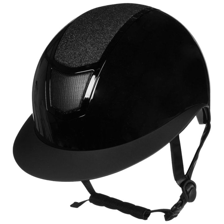Kask jeździeckie Shiny Diamond Wide Peak Czarny w grupie Sprzęt jeździecki / Kaski jeździeckie / Szerokie kaski jeździeckie przy Equinest (137019100176BA_r)