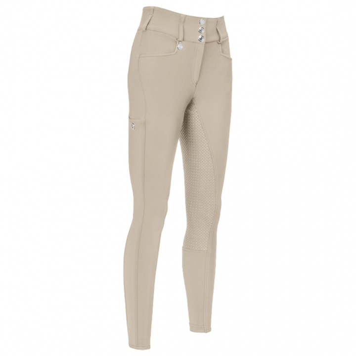Breeches jeździeckie New Candela Grip Full Seat Vanilla Cream w grupie Odzież jeździecka / Bryczesy jeździeckie / Bryczesy przy Equinest (143906BE)