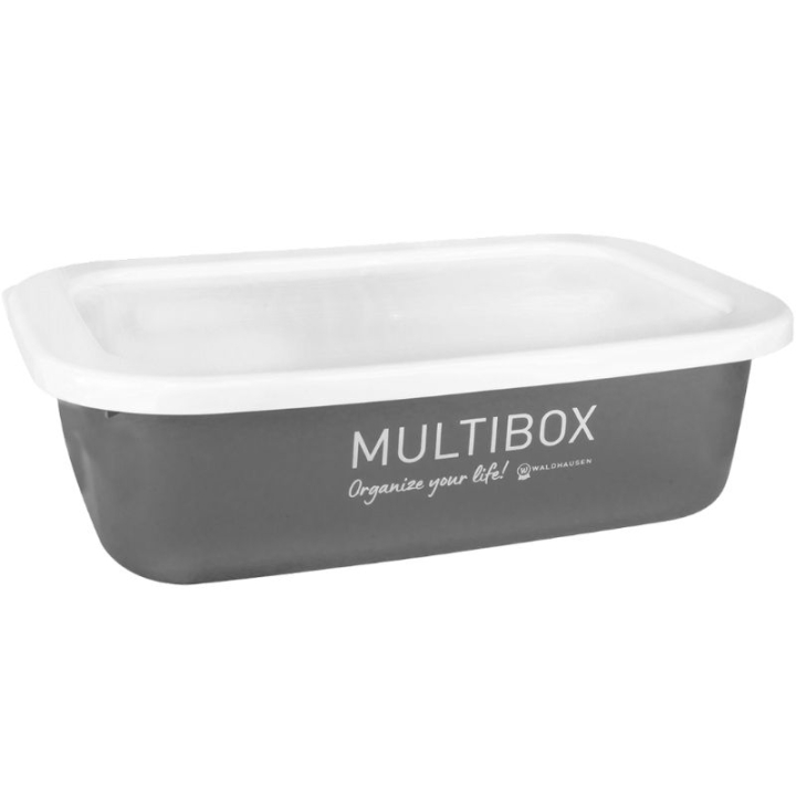 Multibox z pokrywką 3L Szary w grupie Stajnia i padok / Wyposażenie stajni / Akcesoria do karmienia przy Equinest (1500910GR)
