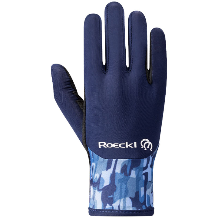 Rękawiczki jeździeckie Dziecięce/Junior Tryon 2 Granatowe w grupie Odzież jeździecka / Rękawiczki przy Equinest (180831005659NA_r)