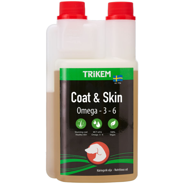 Coat & Skin 500ml w grupie Suplementy / Suplementy dla psów przy Equinest (1845005-500)