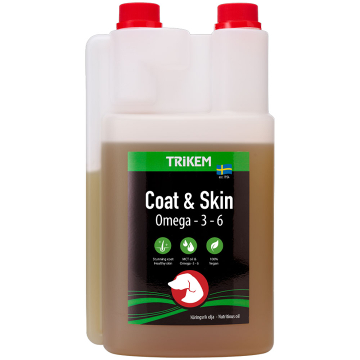 Coat & Skin 1000ml w grupie Suplementy / Suplementy dla psów przy Equinest (1845010-1000)