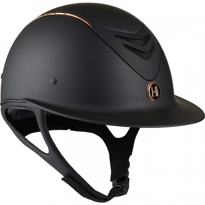 Kask Mips Avance Matt Rose Gold Czarny w grupie Sprzęt dla jeźdźca / Kaski / Kaski MIPS przy Equinest (1K75010022Sv_r)