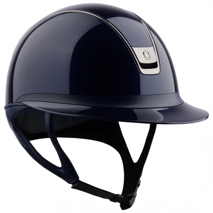 Kask jeździeckie Miss Shield Glossy 2.0 Czarny Chrom Granatowy w grupie Sprzęt jeździecki / Kaski jeździeckie / Szerokie kaski jeździeckie przy Equinest (2.0-43078NA)
