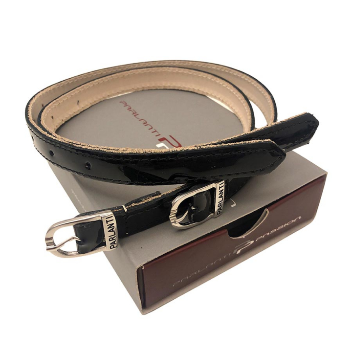 Ojcze Straps Czarne Lakierowane w grupie Sprzęt jeździecki / Ostróg przy Equinest (2021007SVLA)