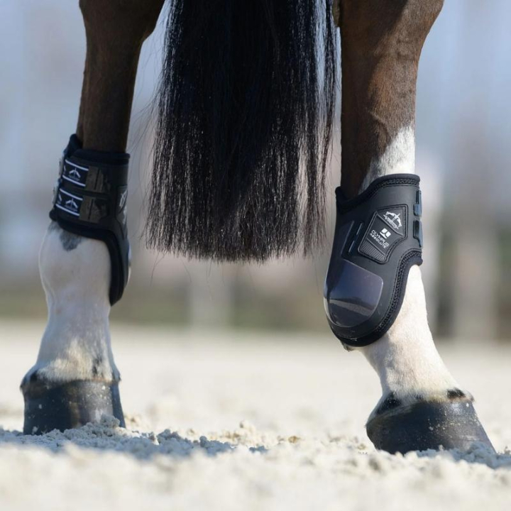 Ochraniacze skokowe tył Olympus Absolute Czarne w grupie Sprzęt dla konia / Ochrona nóg / Ochraniacze skokowe tył przy Equinest (21020255Sv_r)