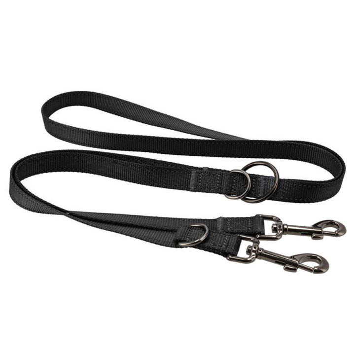 Smycz wielofunkcyjna Iris Nylon Czarna w grupie Pies / Smycze przy Equinest (223300BA)