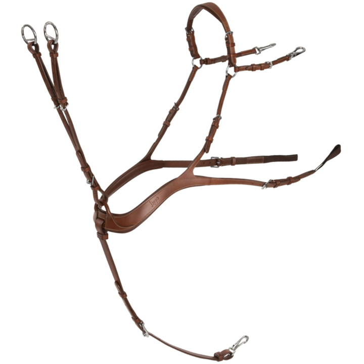 Napierśnik Anatomiczny z wytokiem Oak Bark/Srebrne okucia w grupie Sprzęt dla konia / Wytoki i napierśniki / Napierśniki przy Equinest (235853OBSI_r)