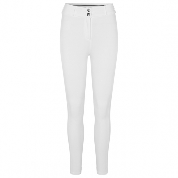Bryczesy KLKaya F-Tec6 z pół lejem Białe w grupie Odzież jeździecka / Bryczesy / Bryczesy przy Equinest (2410242598WH)