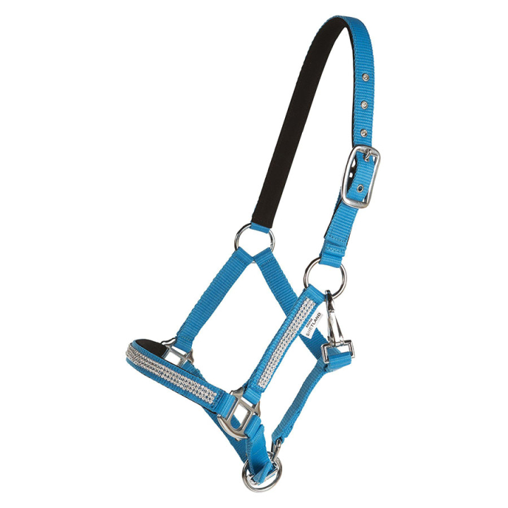 Kantar Mini Strass Niebieski w grupie Sprzęt dla konia / Kantary przy Equinest (243420BL_r)