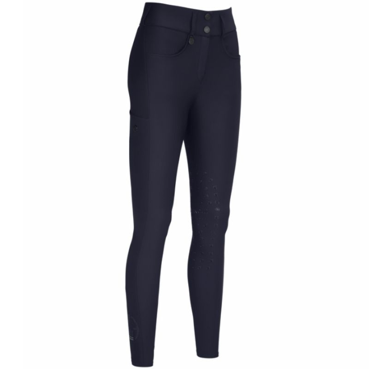 Bryczesy Amia SD Knee Grip Granatowe w grupie Odzież jeździecka / Bryczesy / Bryczesy przy Equinest (24680348NA_r)