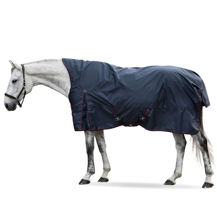 Derka padokowa Basic z półgolfem 600D 100g Granatowa w grupie Derki dla koni / Derki padokowe / Lekkie koce przy Equinest (311521nan_r)