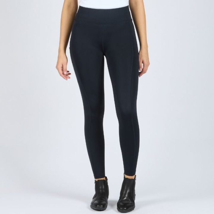 Legginsy jeździeckie Classic Full Grip Czarne w grupie Odzież jeździecka / Bryczesy / Legginsy jeździeckie przy Equinest (3117860901011BA_r)
