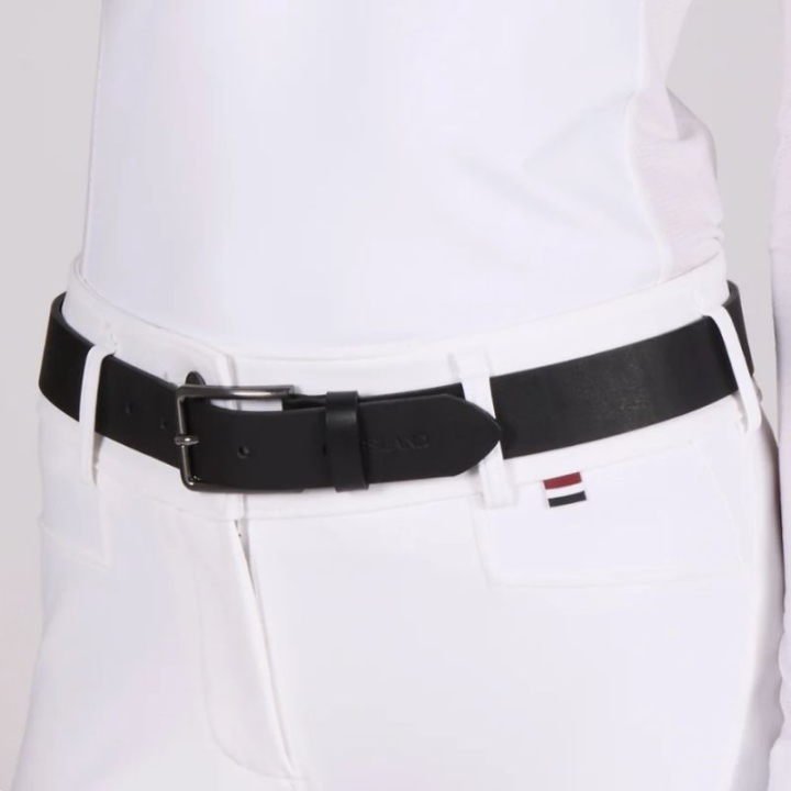 Skórzany pasek Classic Unisex Czarny w grupie Odzież jeździecka / Akcesoria / Paski przy Equinest (3118060901002BA_r)