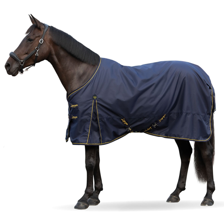 Derka przeciwdeszczowa Basic 600D 50g Granatowa w grupie Derki dla koni / Derki padokowe / Derki przeciwdeszczowe przy Equinest (312275NA_r)