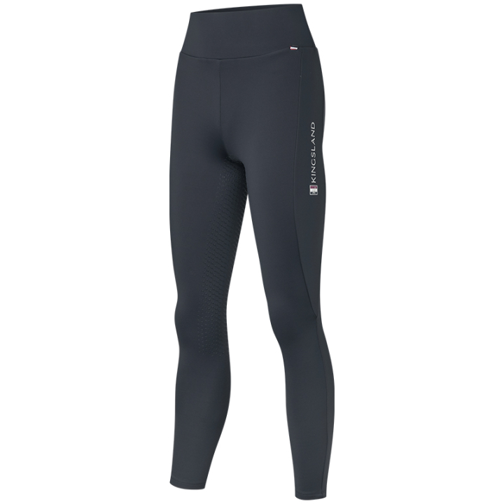 Zimowe legginsy jeździeckie Classic Brushed Full Grip Granatowe w grupie Odzież jeździecka / Bryczesy / Termobryczesy przy Equinest (31474602NA_r)