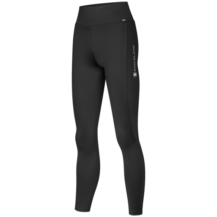 Zimowe legginsy jeździeckie Classic Brushed Full Grip Czarne w grupie Odzież jeździecka / Bryczesy / Termobryczesy przy Equinest (31474609BA_r)