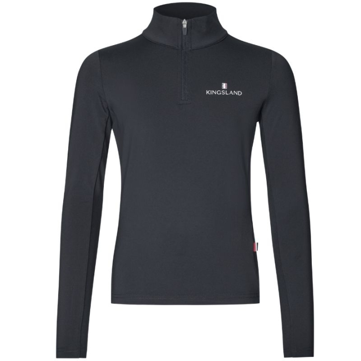Bluzka jeździecka Dzieci/Junior Classic Training Shirt Granatowa w grupie Odzież jeździecka / Swetry i Bluzy przy Equinest (3147760201037NA_r)