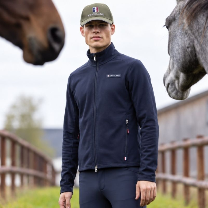 Polar Classic Mens Fleece Granatowy w grupie Odzież jeździecka / Płaszcze i kurtki / Kurtki jeździeckie przy Equinest (3163660201011NA_r)