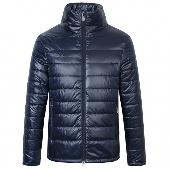 Męska kurtka jeździecka Quilted Granatowa w grupie Odzież jeździecka / Płaszcze i kurtki / Kurtki jeździeckie przy Equinest (3222974Ma_r)