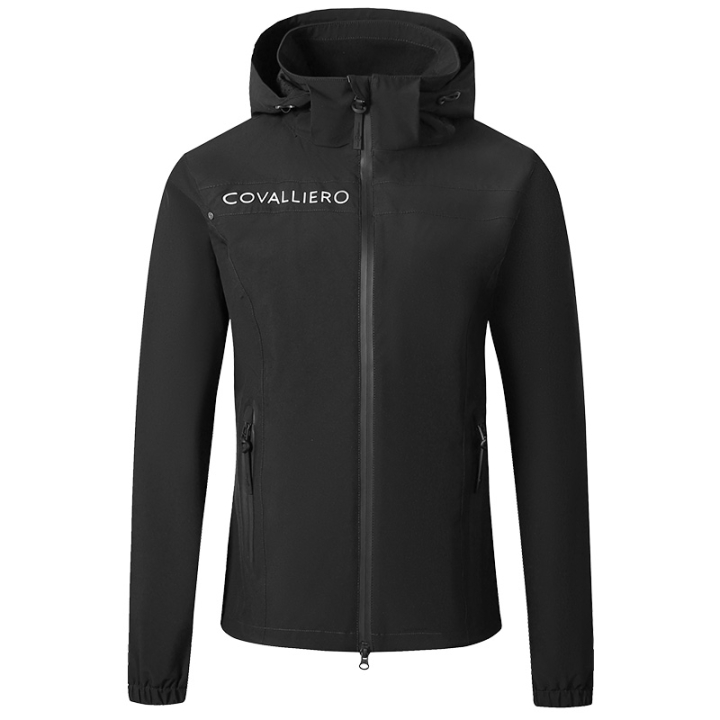 Kurtka przeciwdeszczowa Waterproof Czarna w grupie Odzież jeździecka / Płaszcze i kurtki / Kurtki przeciwdeszczowe przy Equinest (3229158BA_r)
