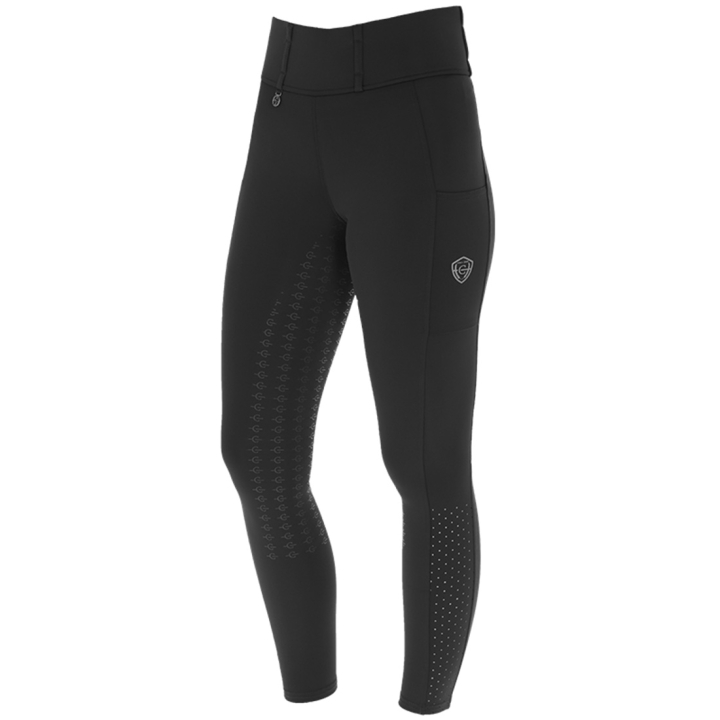Legginsy jeżdzieckie CompressionCzarne w grupie Odzież jeździecka / Bryczesy / Legginsy jeździeckie przy Equinest (3229509BA_r)