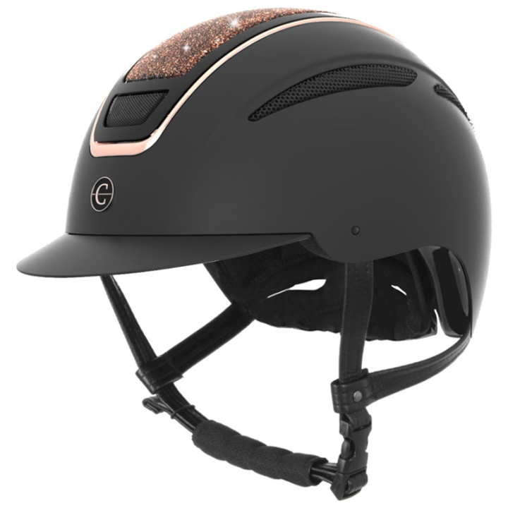 Kask Elite Rose Gold Czarny w grupie Sprzęt dla jeźdźca / Kaski / Daszki standardowe przy Equinest (3230546BA_r)