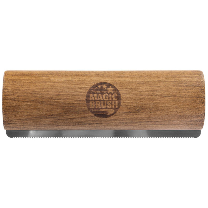 Zgrzebło do sierści Fellboy Long Brązowy w grupie Pielęgnacja i zdrowie / Szczotki / Groomery i kamienie trymerskie przy Equinest (3232479BR)