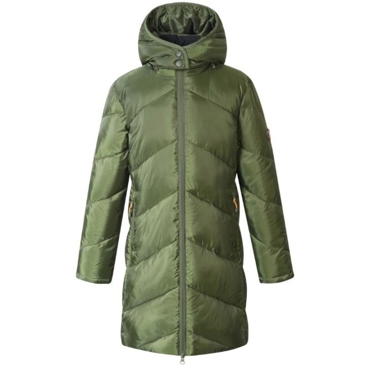 Płaszcz jeździecki Winter Dzieci/Junior Zielony w grupie Odzież jeździecka / Płaszcze i kurtki / Płaszcze jeździeckie przy Equinest (3232810GN_r)